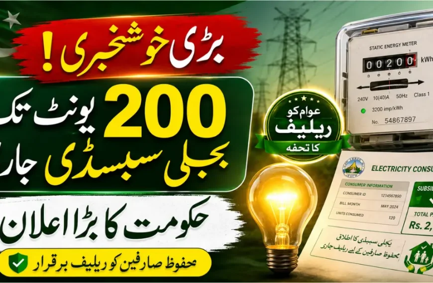 200 Units Bijli Subsidy Latest Update QR Code Verification Explained