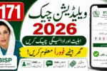 8171 Validation Check by CNIC for BISP May 2026 Payment Status