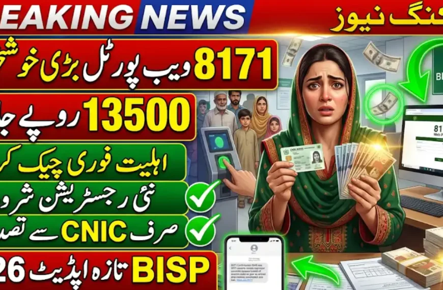8171 Web Portal 2026 Latest BISP Eligibility and Registration Update