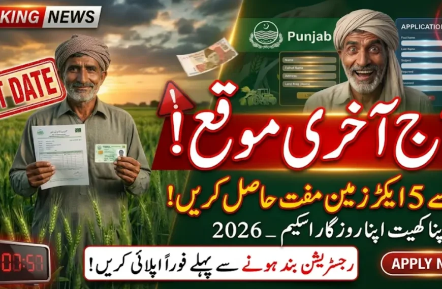 Apna Khet Apna Rozgar Scheme 2026 – Last Date Today for Online Registration