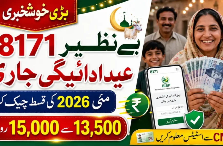 BISP 8171 Payment May 2026 Check Eid ul-Adha Installment by CNIC