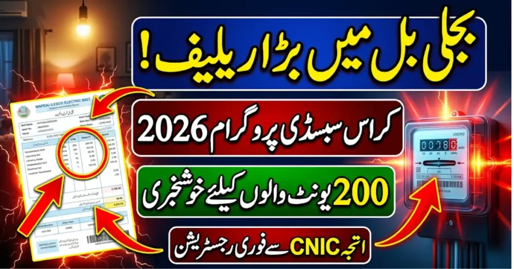 Cross Subsidy Program 2026 Complete Registration Process for Domestic Consumers