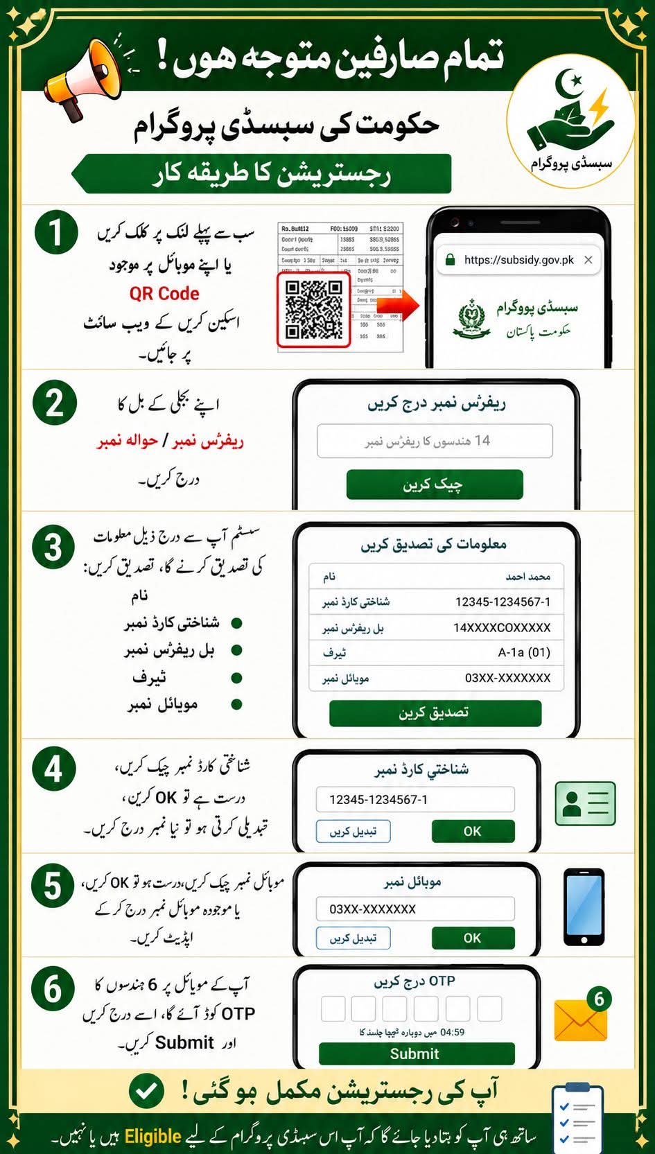 Expected Online Apply Process for Cross Subsidy Program