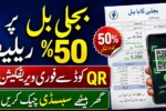 Pakistan Electricity Subsidy 2026 Get 50% Bill Relief with QR Code Check
