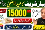 Shahbaz Sharif 15000 Scheme Eid ul Adha Package 2026 Latest Details