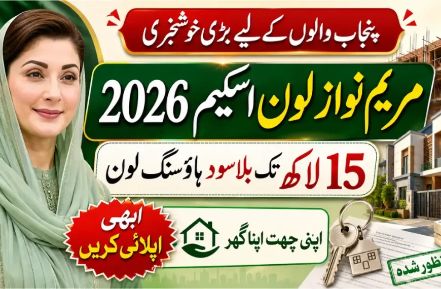 Maryam Nawaz Loan Scheme 2026 Punjab Families Can Get Rs. 15 Lakh Interest-Free Loan